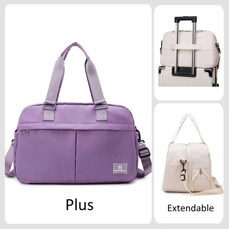 Extendable Travel Duffle Bag Large Multi-layer Luggage Handbag_voghion.com