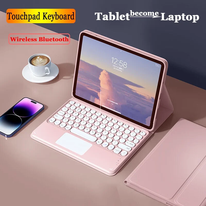 Premium Keyboard Case for 11-inch Tablets - Wireless Bluetooth Compatibility