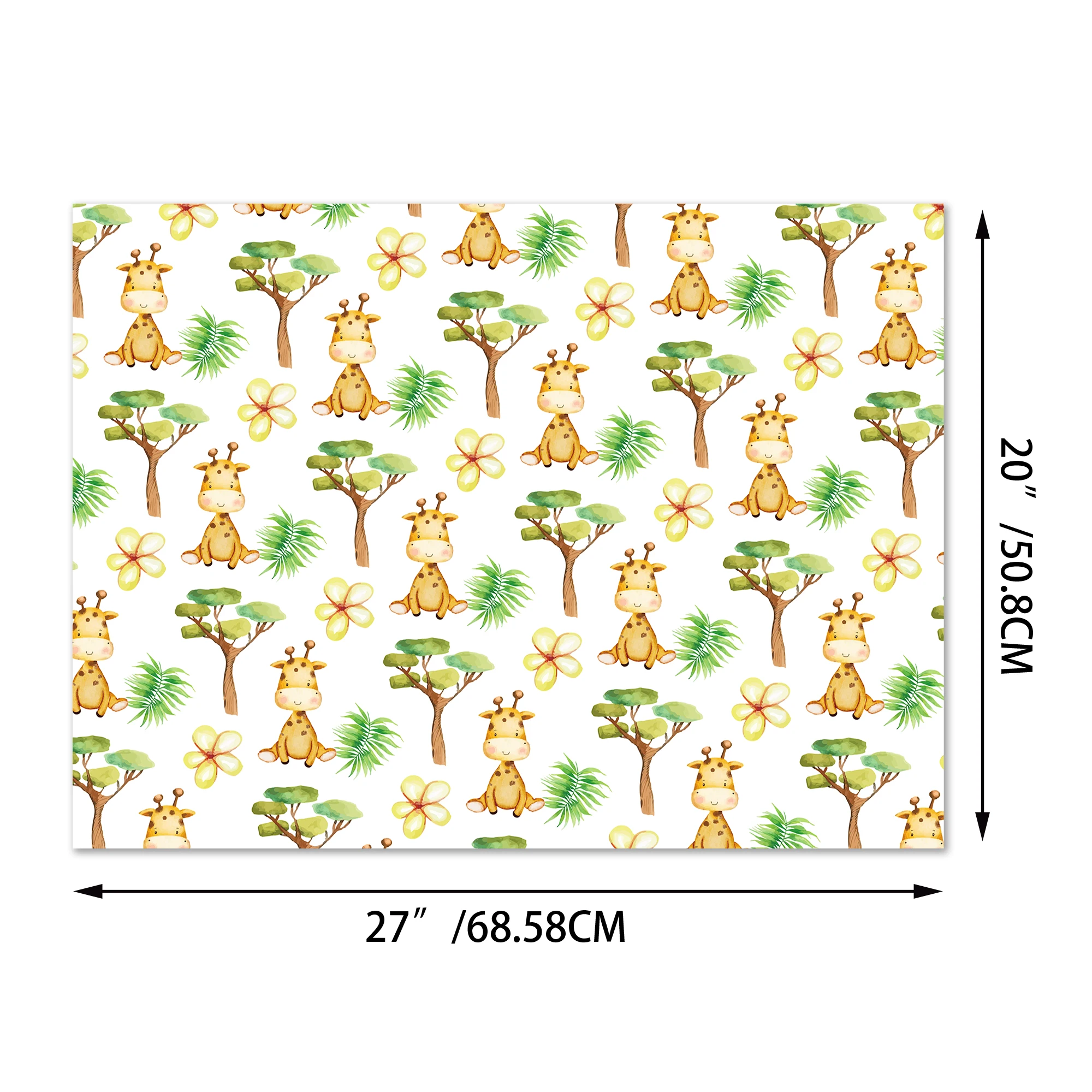 6/12 stücke Dschungel Tiere Kind Geburtstag Geschenkpapier Geschenkbox Dekoration Geburtstag Dekoration Baby Shower Party Supplies – Detail 5