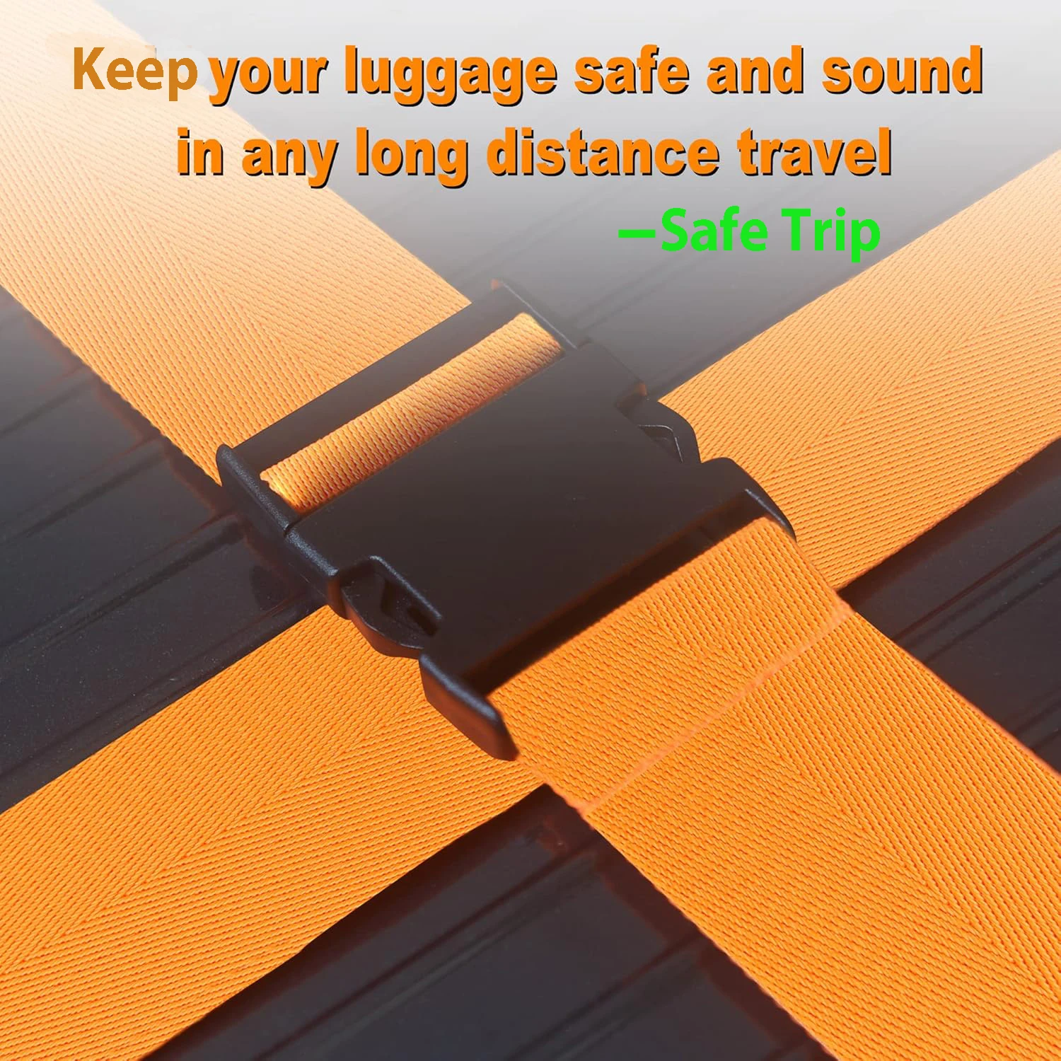 2 Piece Luggage Strap for Suitcases Bundling Packing Belt Suitcase thumbnail 8