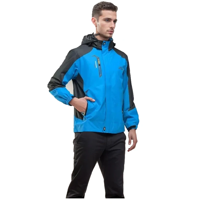 Maxulla Spring Men's Lightweight Jacket Casual Mesh Lined Waterproof Raincoats Male Climbing Windbreaker Fishing Hiking Jackets 3