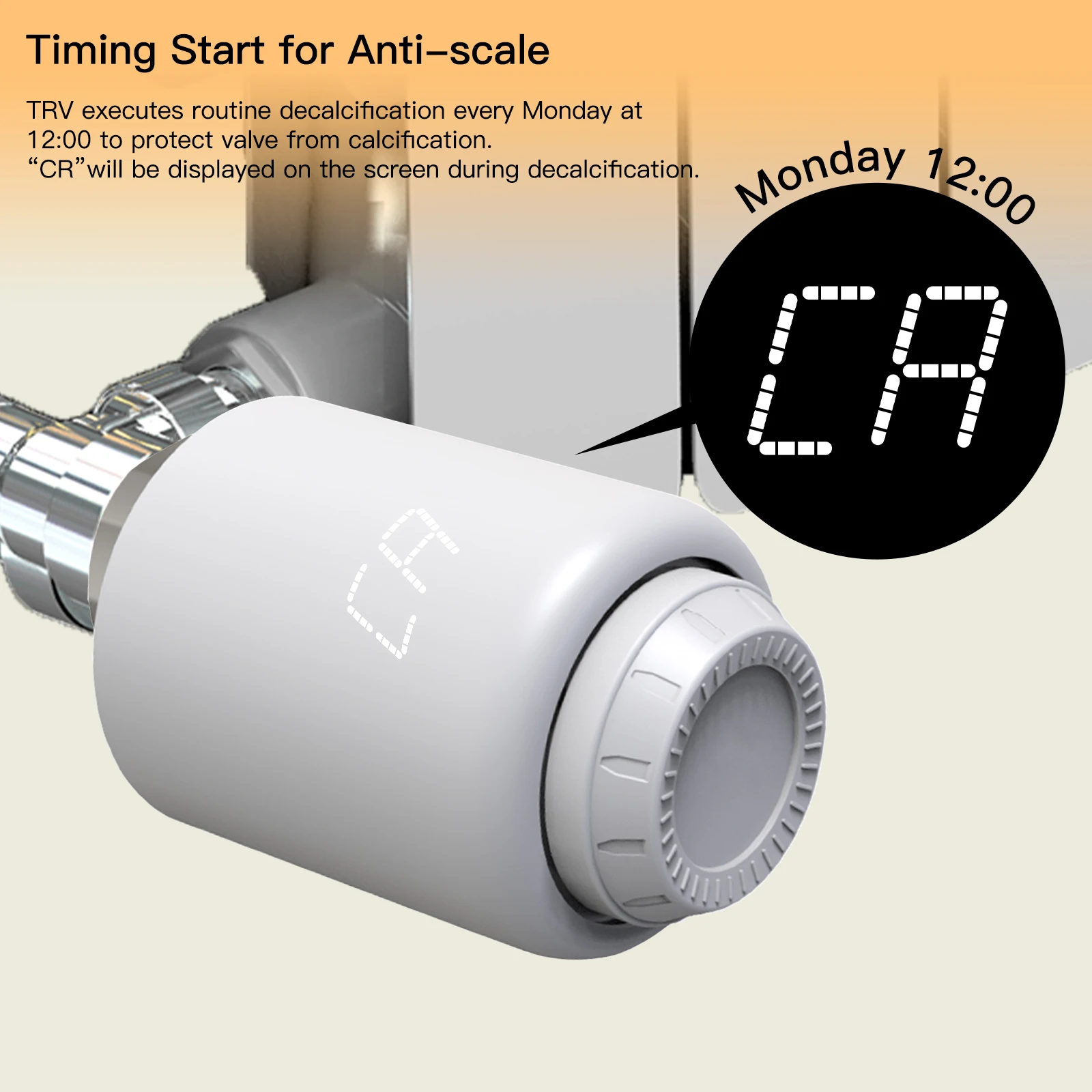Description Picture 4 of itemZigBee Smart TRV Thermostatic Radiator Valve Tuya SmartLife Wireless Remote Heating Temperature Controller Alexa Google Home