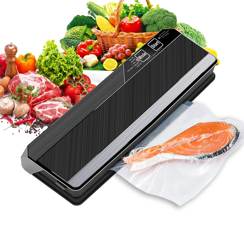 220/110V Vacuum Sealer Packaging Machine With Free 5pcs Vacuum Bags Household Food Vacuum Sealer Degasser Home Appliance 220v 110v home electric vacuum food sealer heat sealing machine household packing sealers food saver preserver