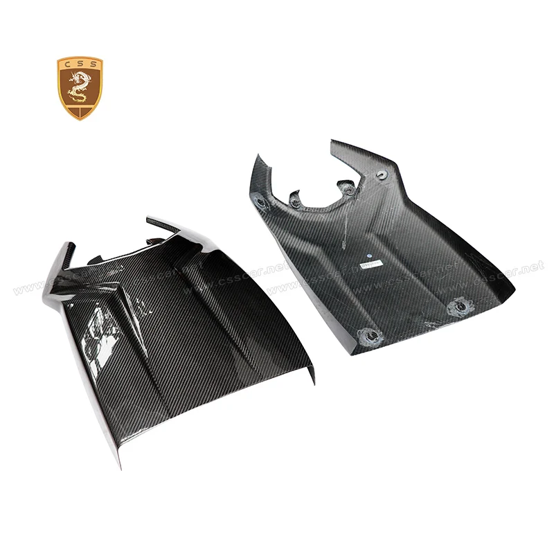 LP700 LP720 LP750 OEM 스타일 카시트 백 Lamborghini Aventador 용 고품질 건식 탄소 섬유 시트 백 보호 커버