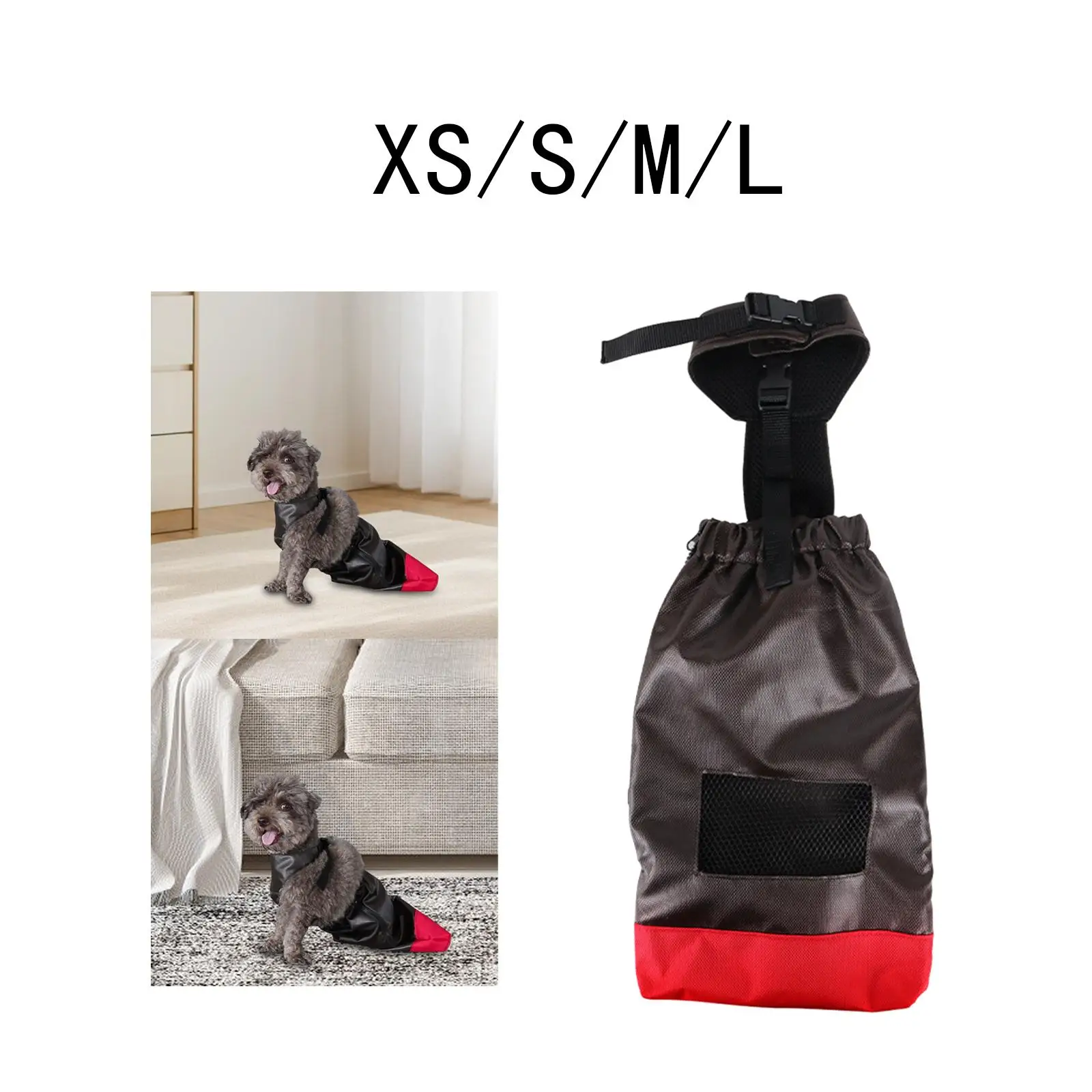 4375-a66902.jpg Dog Drag Bag Adjustable Assist for Disabled Dog Cat Breathable Protect Pet Chest and Limbs Wear Resistant Walking Drag Bag