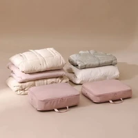 Compression Packing Cube Wardrobe Drawer Puffer Jacket Storage Foldable Luggage Suitcase Organizer Compressed Travel Clothes Bag 1