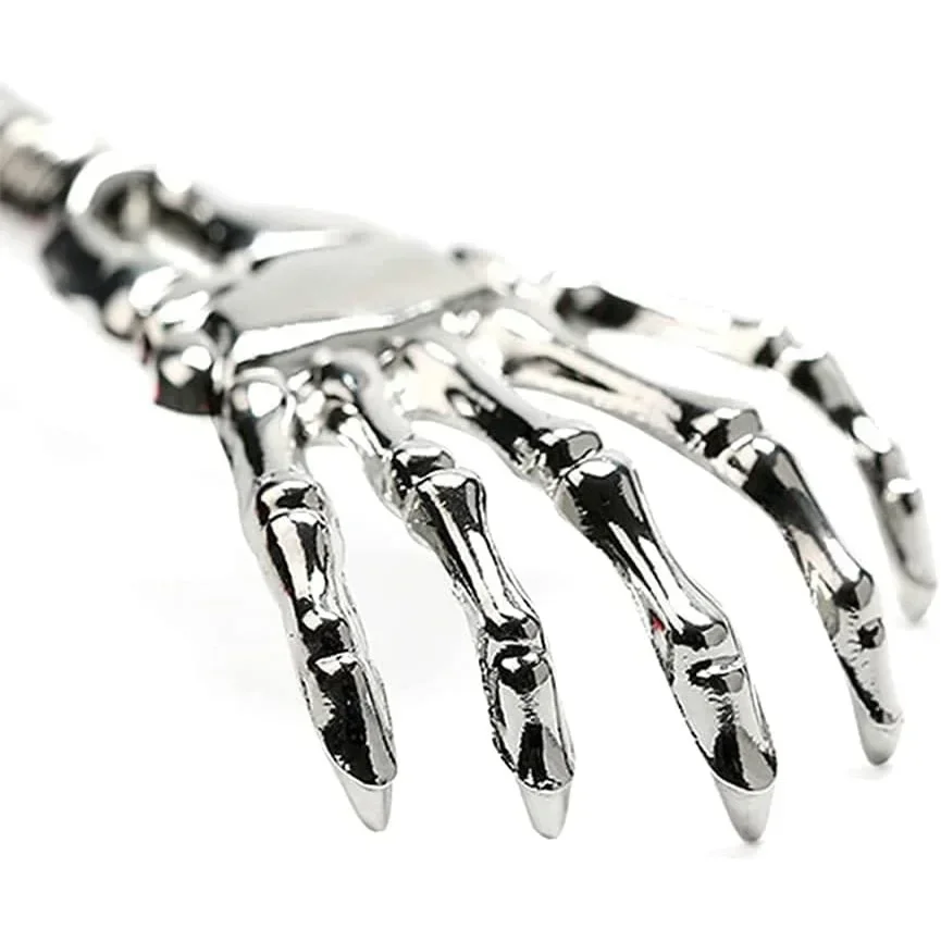 Extendable Itch Stainless Steel Back Scratcher Telescopic Scratching Massager Old Man Happy Health Products Hackle Handicrafts