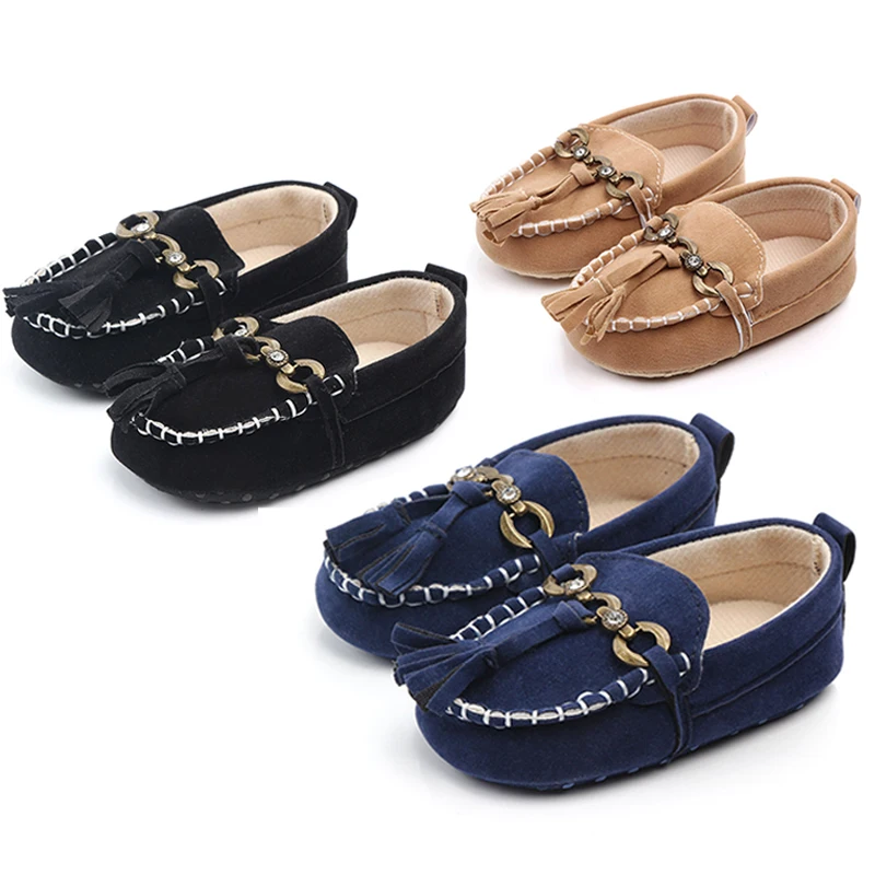 Newborn Baby First Walkers Infant Anti-slip Solid Casual Sneakers Soft Sole Moccasins Newborn Footwear