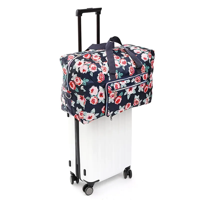 s Casual Travel Bags Portable Folding Shoulder Bag Trolley Bag Sac A Main Colourful Large Capacity Waterproof Bags