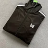 24ss Classic Butterfly Embroidery AWGE Stripes Jackets Men Women High Quality Jacket Nee dles Green Track Jacket 5