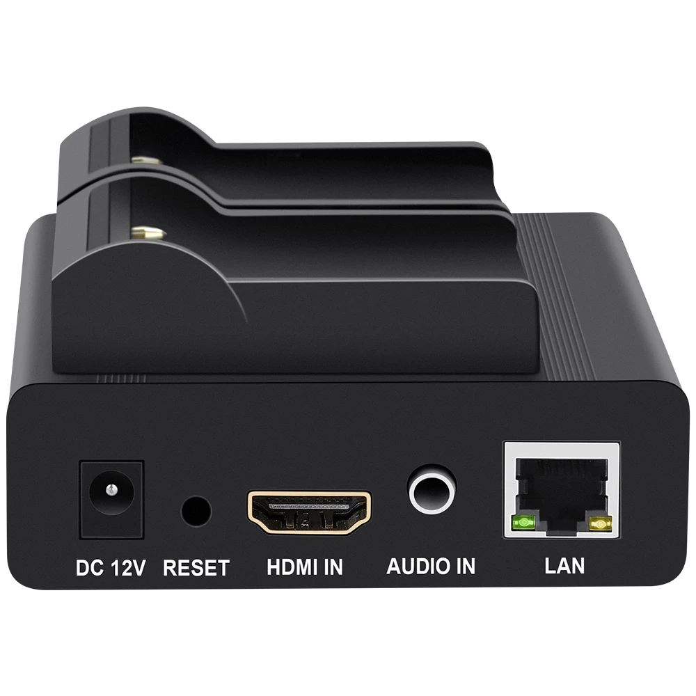 H.264 HDMI To IP Video Encoder Live Streaming Broadcast Encoder Dual Battery Supported