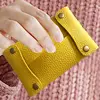 Pocket Tissue Bag Reusable Tissue Travel Pouch Tissue Storage Bag Paper PU Leather Case Sanitary Bags For Bathroom Small Items 5