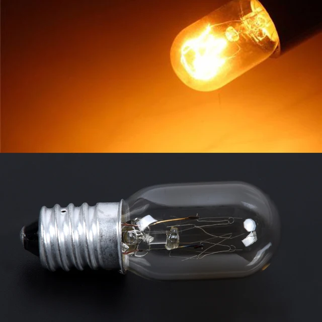 6 Pack Light bulb T26 E12/E14/E17/E27/B22 25/15W 120V/230V Incandescent  Small Edison for Microwave,Oven, Fridege,Salt Lamp