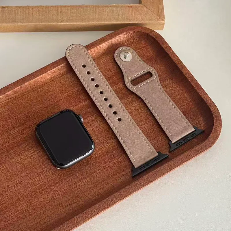 Premium Leather Strap for Smart Watches - Universal Fit Sport Bracelet