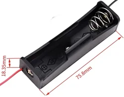 Universal 3.7V Lithium Battery Charger Module with Micro USB and Type - C Inputs (Battery box)