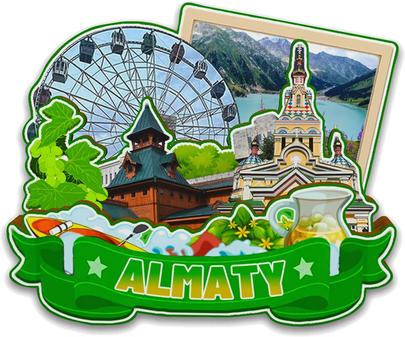 Decorative Magnets for Pavlodar Astana Almaty Kazakhstan City Landmark Travel Souvenirs Fridge Stiker Gifts
