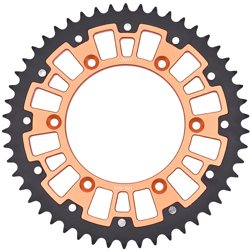 

50T Motorcycle Steel Aluminum Composite Sprocket For KTM 300 350 360 380 400 440 450 500 620 EXC MX MXC SX SC XC-W XC-F SX-F LC4