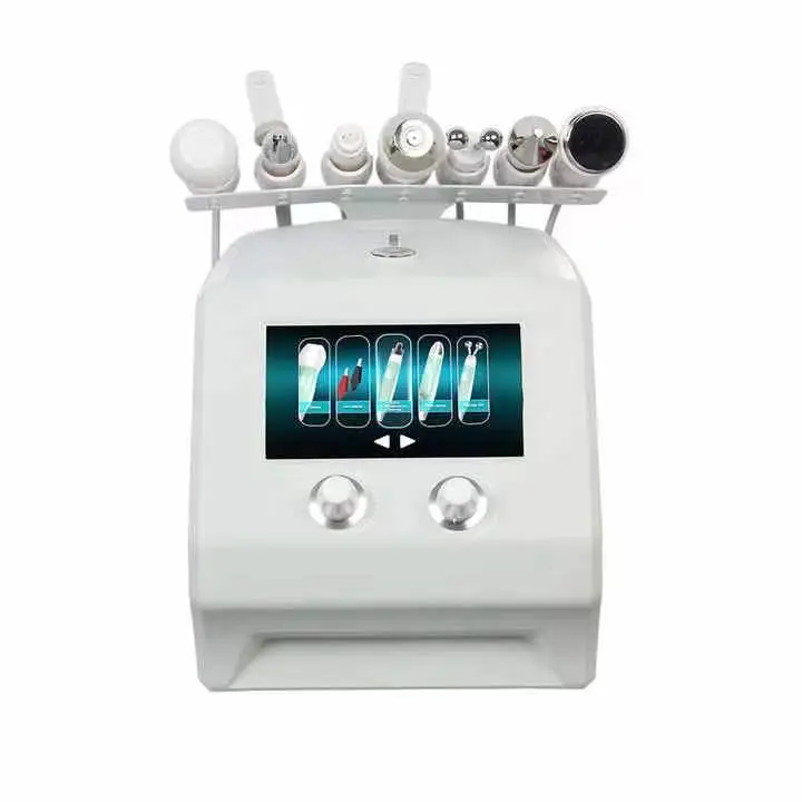 8 In 1 Oxygen Oxgen Facial Spa System Micro Dermabrasion Microdermabrasion Machine Nano Spray Black Head Remover