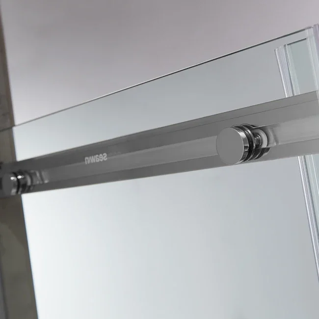 High Quality Profile Adjustable Glass Bathroom Frameless Sliding Shower Door