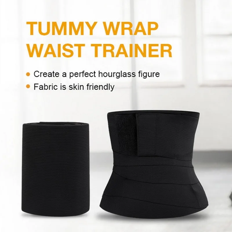 Waist Trainer for Women Tummy Wrap Waist Trimmer Belt Slimming Body Shaper Plus Size Invisible Wrap Waist Trainer Waist Support skims shapewear