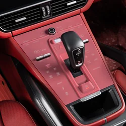 For Porsche Cayenne Macan Panamera Car Center Console Pad Silicone Protector Anti Scratch Mat Central Storage Box Accessories