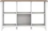 Salinas 6-Shelf 30-Inch H Cube Bookcase, Gray/Pure White 6