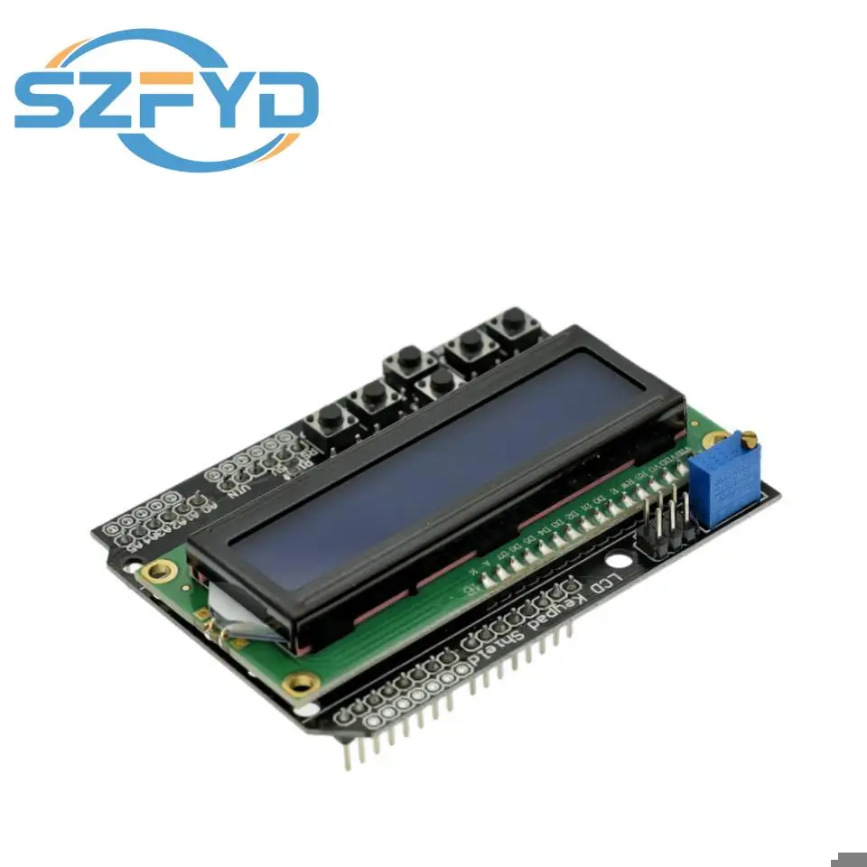 LCD Display Module LCD1602 Character Input/Output Expansion Board Keypad Shield for Arduino raspberry PI