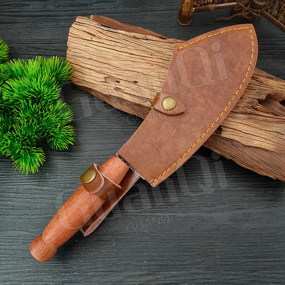 Leather Knife Set 2pcs. Hand Made Forged Knife for Leather. Forged