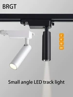 Led Track Light Small Beam Angle 3 8 15 24 Degree Spotlight Exhibition Cabinets Spot Lighting Atmosphere Lamp Foco Art Picture 1