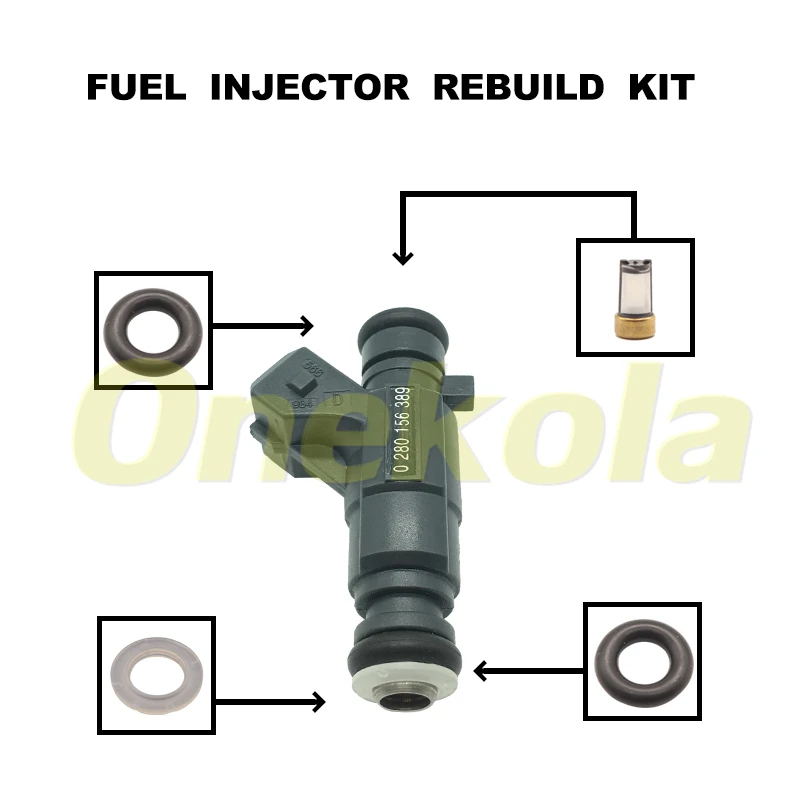 

Fuel Injector Seal O-Ring Kit Seals Filters for OEM:0280156389