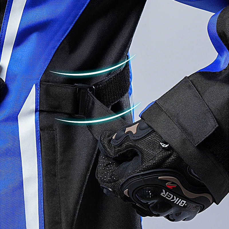Motorcycle Raincoat Set Men Waterproof Motorcycle Rider Raincoat Suit Moto Rain Coat Jacket Pants Biker Rain Set