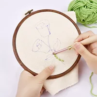 12Color Set Kids DIY Knitting Crochet Yarns Colorful Material For Needlework Sewing Hand Crafting Wool Ball Hat Dolls Soft Sewin 6