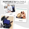 Inflatable PVC Flocking Pillow Wedge Love Pillow Triangle Foldable Master Cushion Labor-saving Sitting Camping Pillow Furniture 5