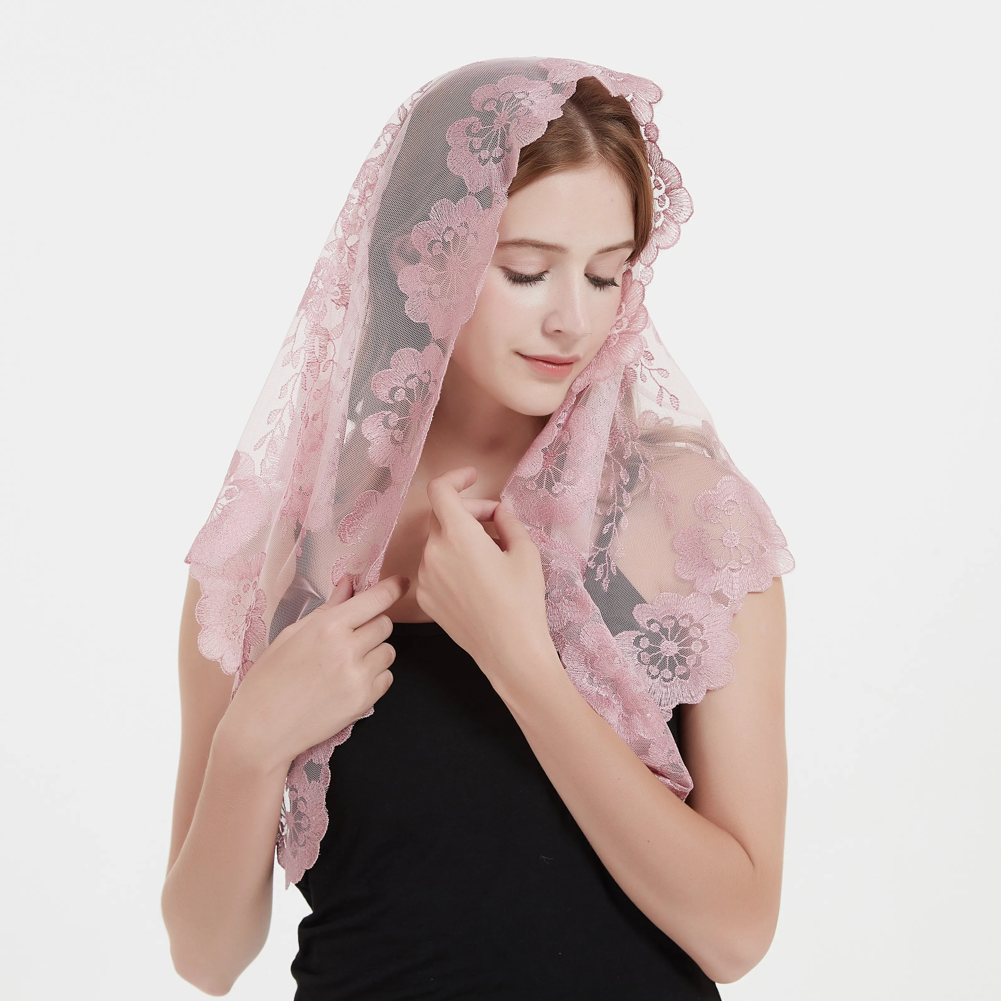 Velo spagnolo/Velo da sposa con pizzo Alencon/Velo da sposa