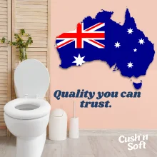 Cush'n Soft Padded Toilet Seat Australian Made