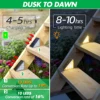 LED Solar Step Lights Waterproof Outdoor Stair Lights Solar Deck Lights Outdoor Decor IP67 Solar Decoration Lights for Yard Path 2