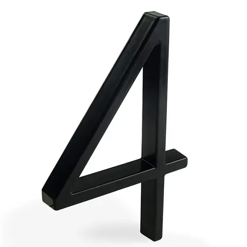 1pc 125mm Floating House Number Outdoor 5 inch Black Zinc Alloy Letter Apartment Door Numbers Mailbox Address Sign #0-9 - Image 9