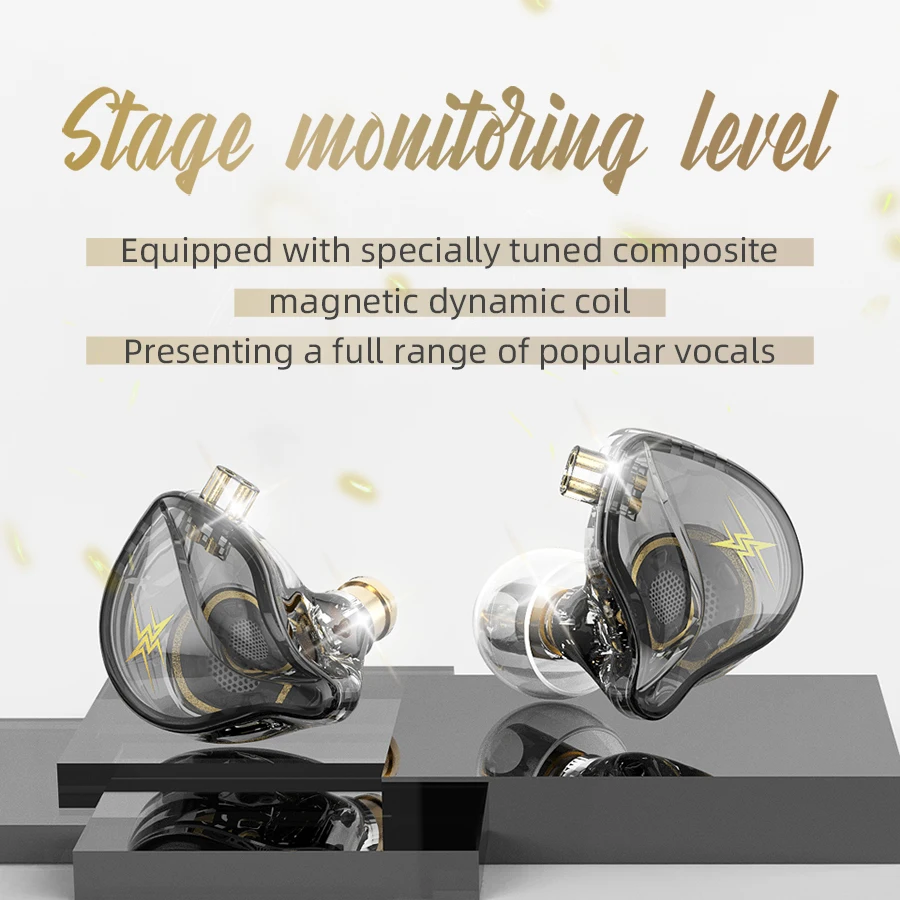 イヤフォン KZ ED9 PRO ear heavy bass music mobile phone headset fever HIFI