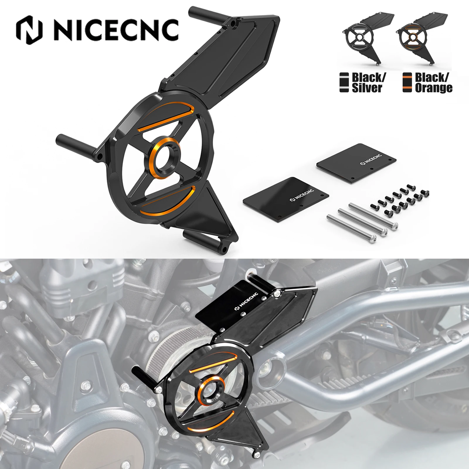 Für Harley Sportster S RH1250S 2021-2024 Getriebe Kettenrad Abdeckung Pan America 1250 RA1250/S 2021-2024 Nightster RH975/S 23-24