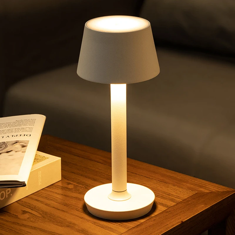 

3 Color Dimming Changing LED Night Light Control Touch Dimmable Lamp Portable Table Bedside Lamps USB Rechargeable Night Lamp