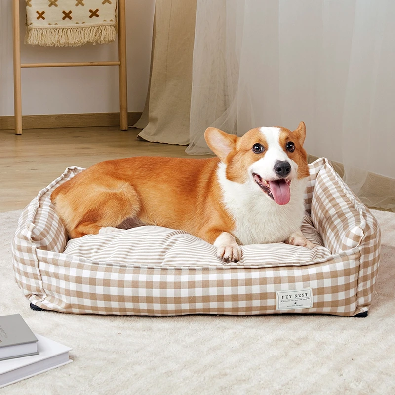 Square Soft Pet Dog Bed Summer Dog House for Small Medium Dogs Cats Winter  Warm Chihuahua Cat Nest Pet Products Puppy Bed - AliExpress