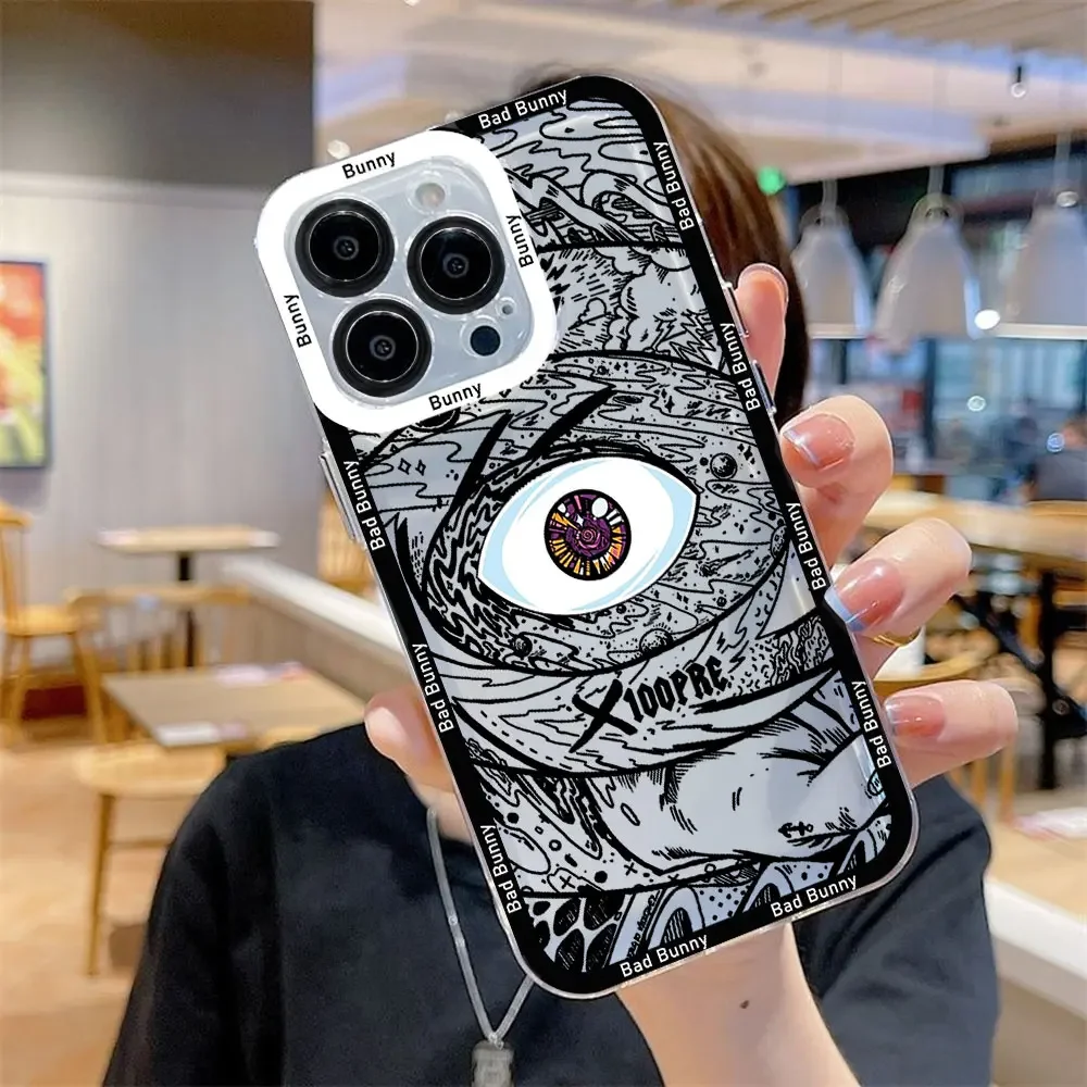 Custodia IPhone X Con Catenella - Fiori E Orso, Design Carino E Protettivo - Cover Morbida Con Supporto Fotocamera, Per Donne E Ragazze (Blu)