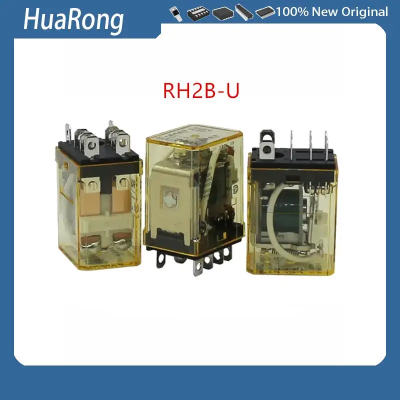 2 Pz/Lotto Rh2B-U Dc12V 12Vdc 8Pin