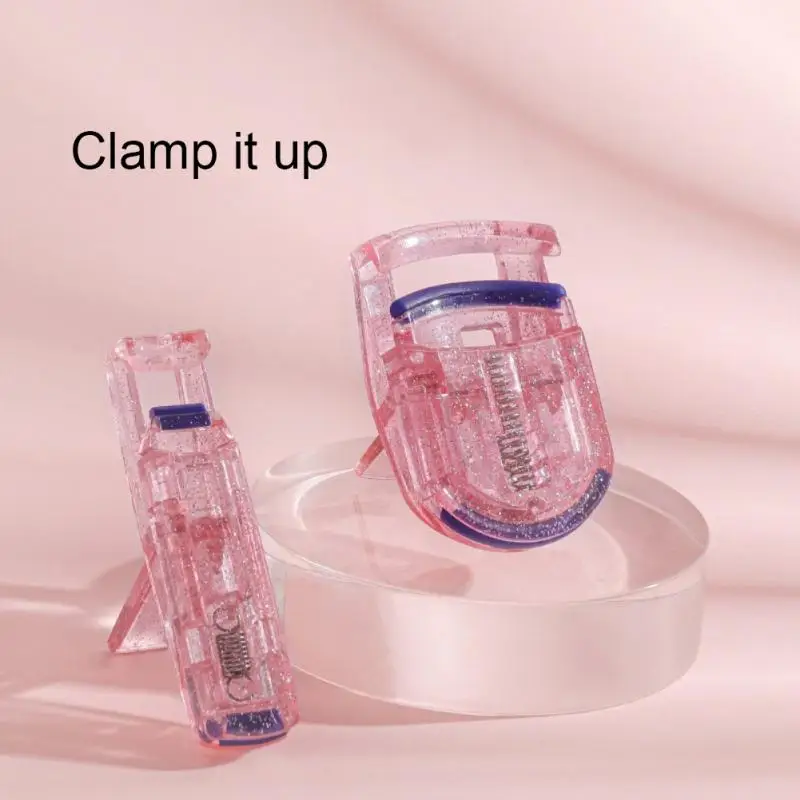 Professional Mini Eyelash Curler Portable Eye Lashes Curling Clips 1/2pcs