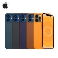 Official Leather Magnetic Case For iPhone 12 Pro Max 12 Mini Case With Magsafe Wireless Charging Drop Protect Cover
