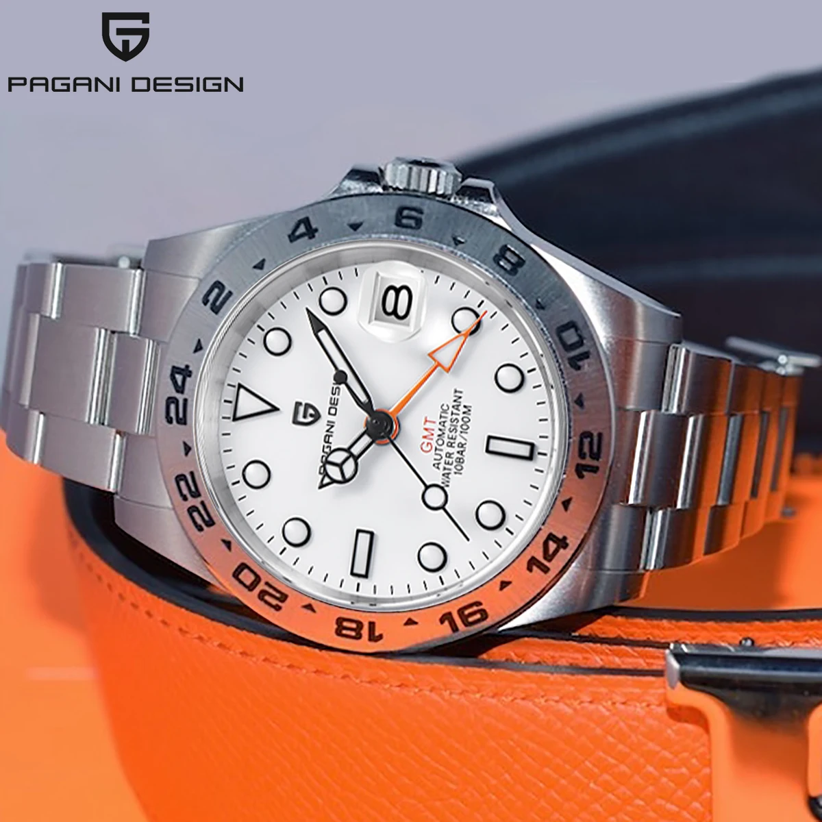 PAGANI DESIGN 2024 NEW PD1762 Automatic Mechanical Watchwatches for men Japanese NH34A Stainless steel Luminous reloj hombre