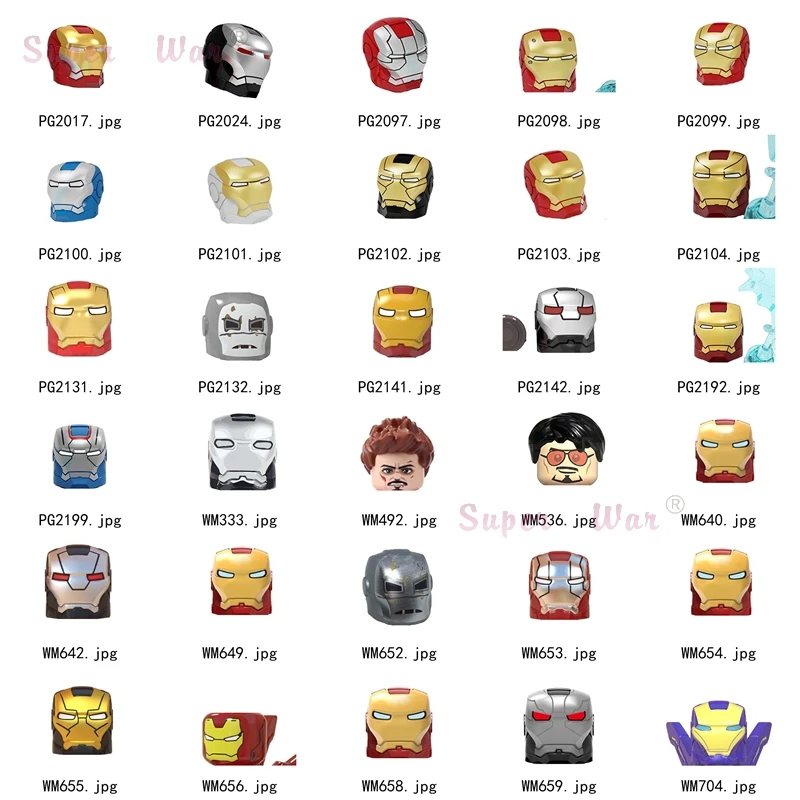 

Single Action Figures accessories Building Blocks toys children Series-038