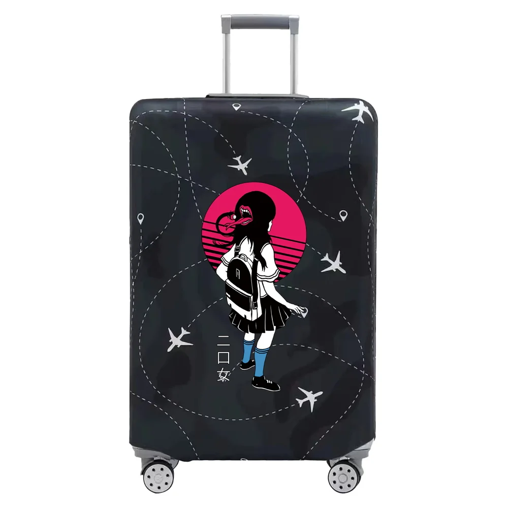 Baggage Covers Travel Luggage Protective Cover Stretch Dust Suitcase Covers Cartoon Print Series for18-32inch Travel Accessories