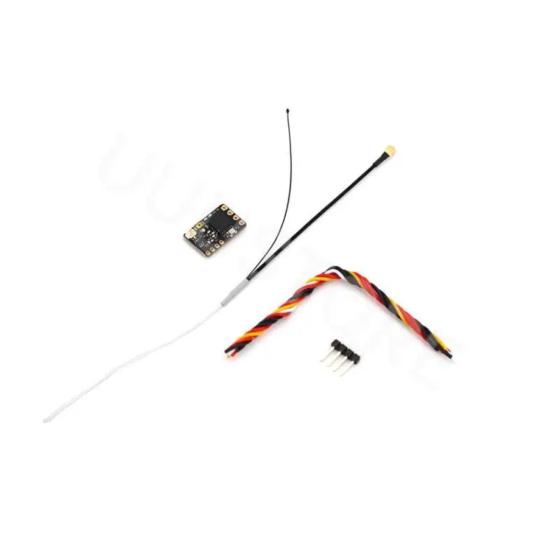 Antenne Immortal T V2 connectée au récepteur TBS Crossfire Nano SE pour longue portée
