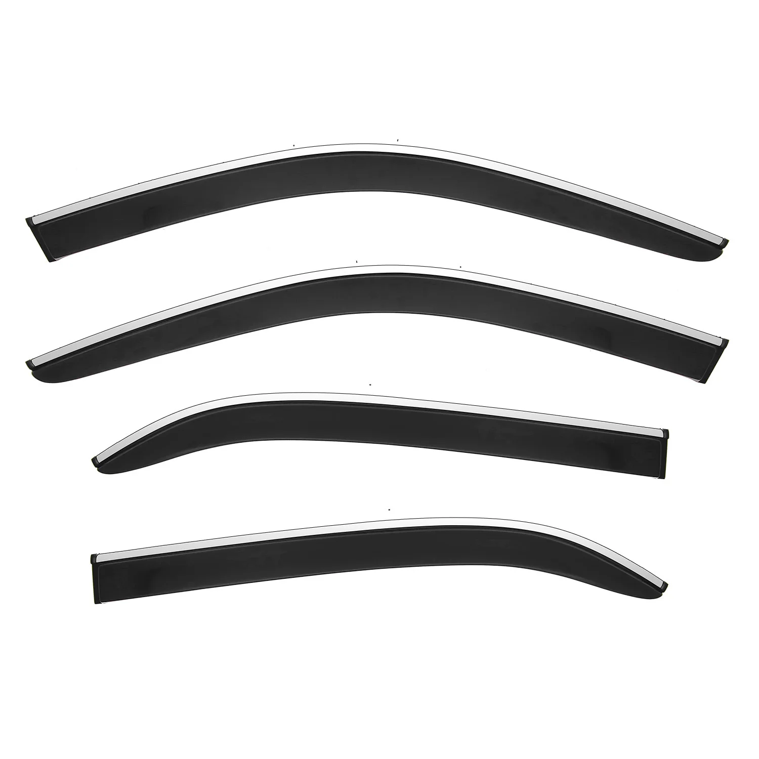 4Pcs Car Window Visors For Lexus LS LS430 LS460 LS400 Window Awnings Shelters Sun Rain Deflectors Auto Accessories 1989-